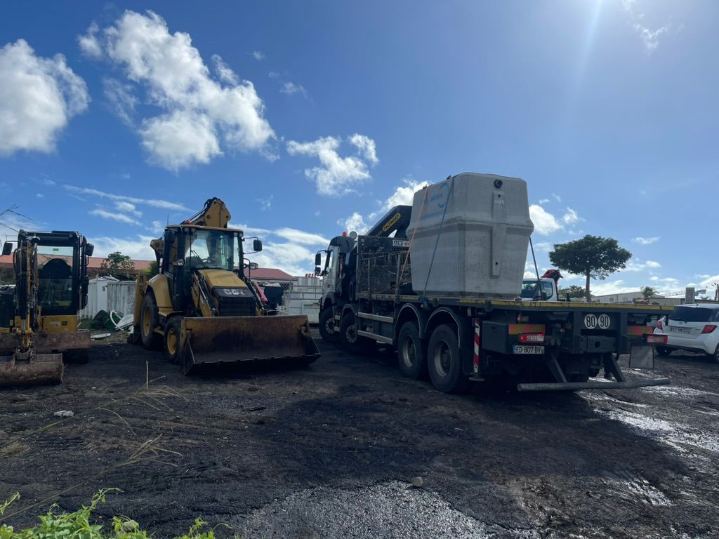 Fosse septique - chantier KESY Martinique
