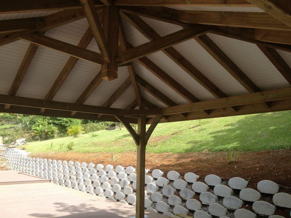 Mur ATALUS - montage des agglos