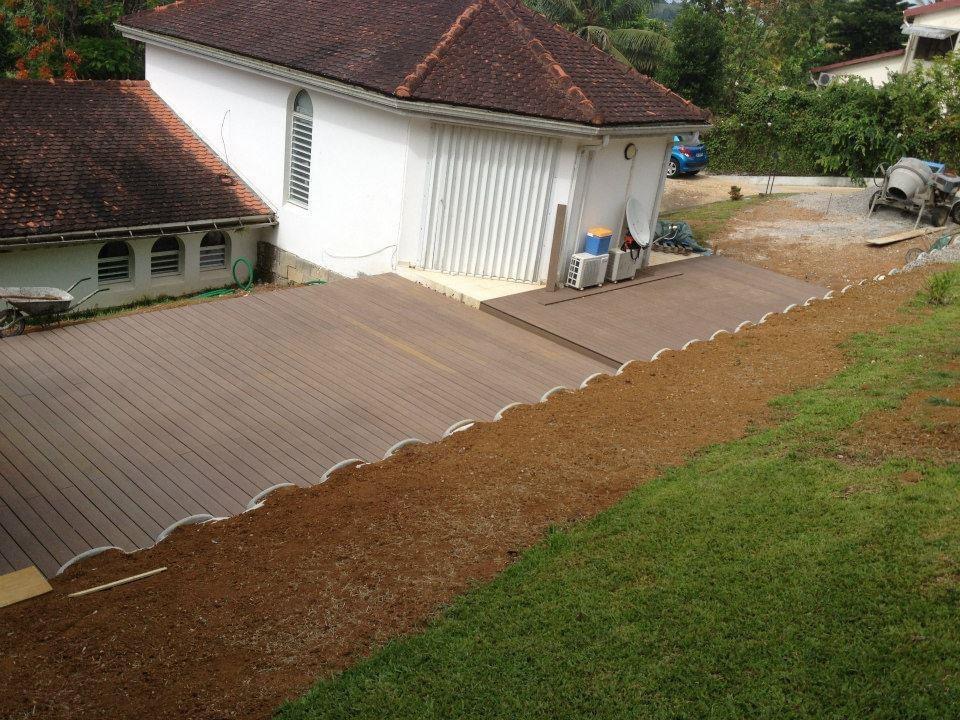 Mur ATALUS - drainage arrière du mur