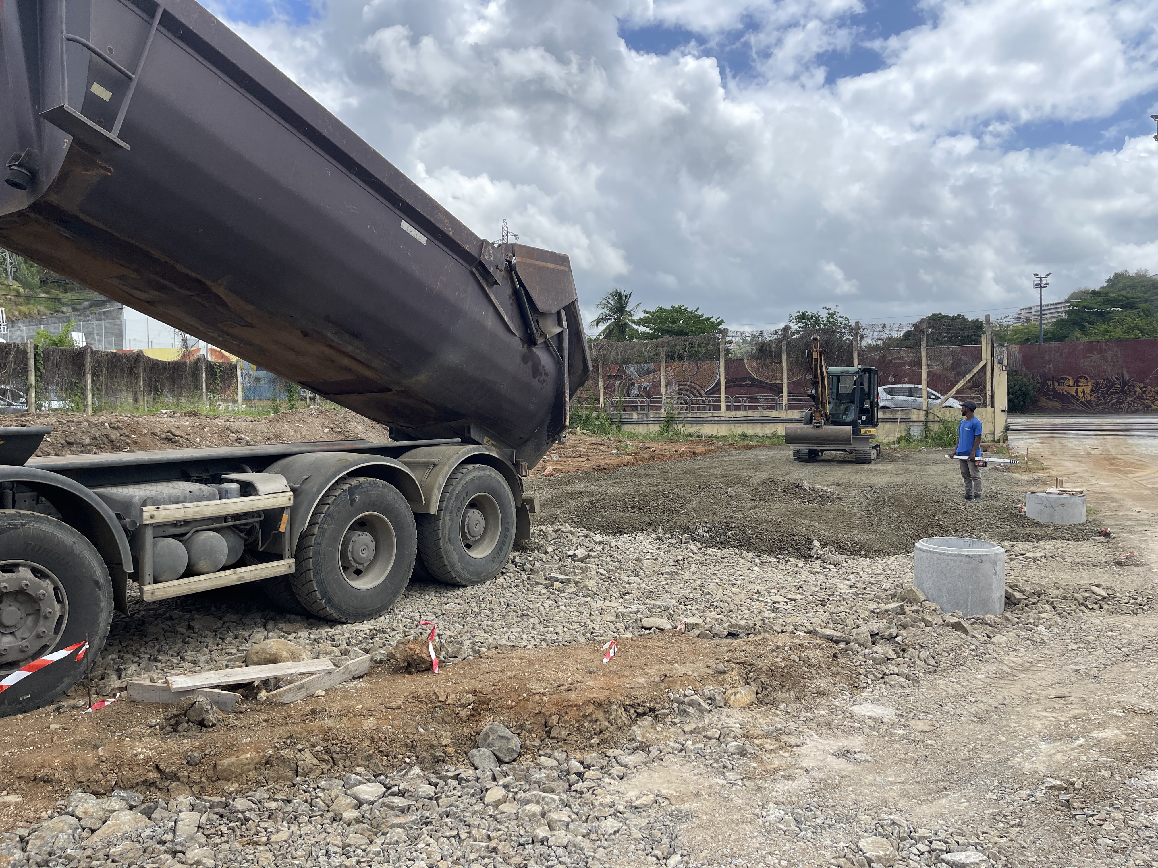 Terrassement - compactage et remblaiement